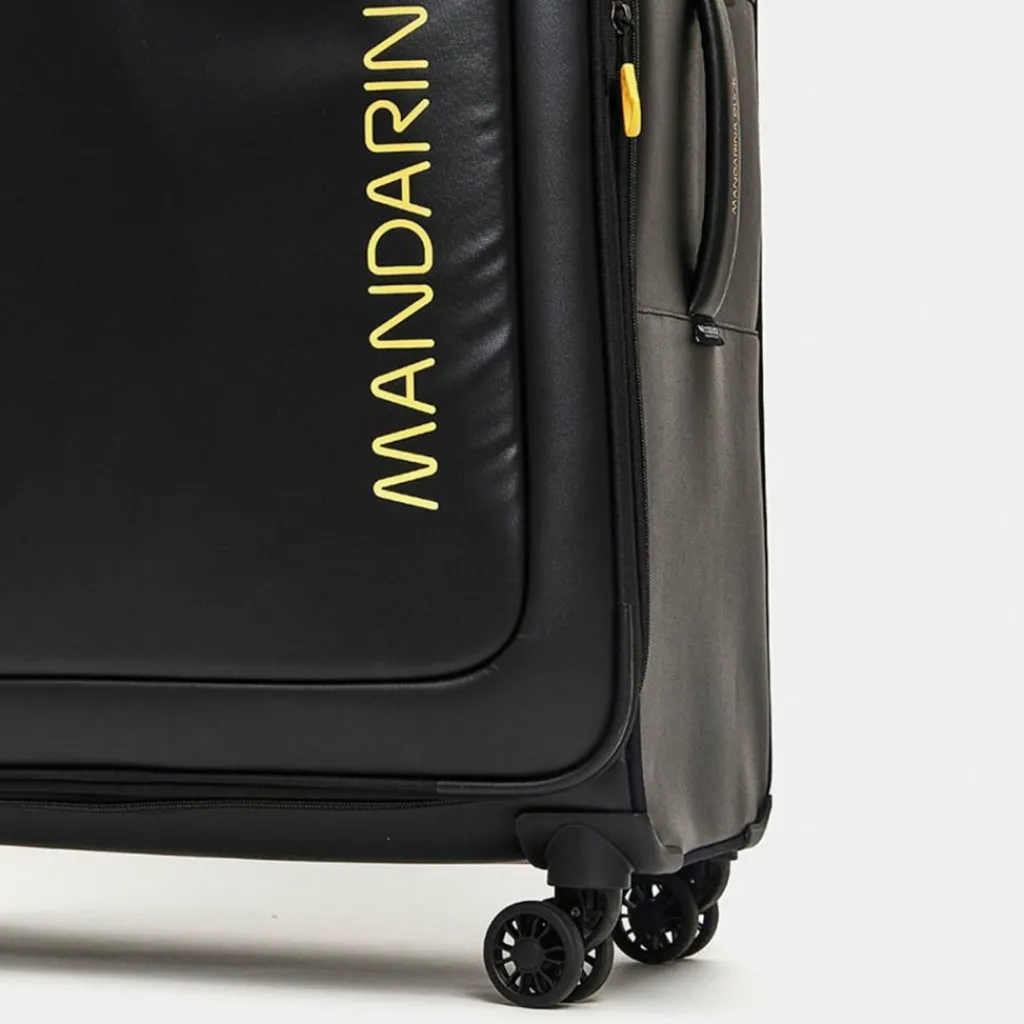 Mandarina Duck Eco Coated 4 Rollen Trolley XL 83 cm mit Dehnfalte