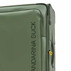 Best Mandarina Duck Eco Coated 4 Rollen Trolley XL 83 cm mit Dehnfalte pine green