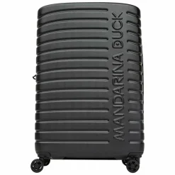 Mandarina Duck 4-Rollen Koffer|Hartgepäck<Flyduck 4 Rollen Trolley 69 cm mit Dehnfalte black