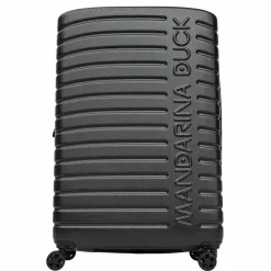 New Mandarina Duck Flyduck 4 Rollen Trolley 75 cm mit Dehnfalte black