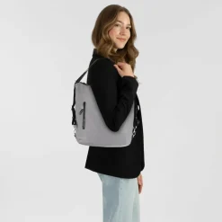 Mandarina Duck Henkeltaschen|Schultertaschen<Hunter Schultertasche 33 cm smoked pearl