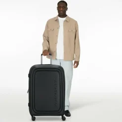 Mandarina Duck Hartgepäck|4-Rollen Koffer<Logoduck + 4 Rollen Trolley L 75 cm black