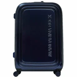 Best Mandarina Duck Logoduck + Metal 4 Rollen Trolley L 75 cm mit Dehnfalte blue indigo