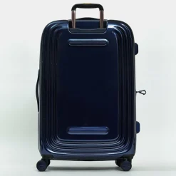 Best Mandarina Duck Logoduck + Metal 4 Rollen Trolley L 75 cm mit Dehnfalte blue indigo