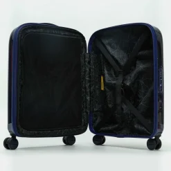 Best Mandarina Duck Logoduck + Metal 4 Rollen Trolley L 75 cm mit Dehnfalte blue indigo