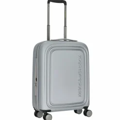 Clearance Mandarina Duck Logoduck + 4 Rollen Kabinentrolley S 55 cm silver