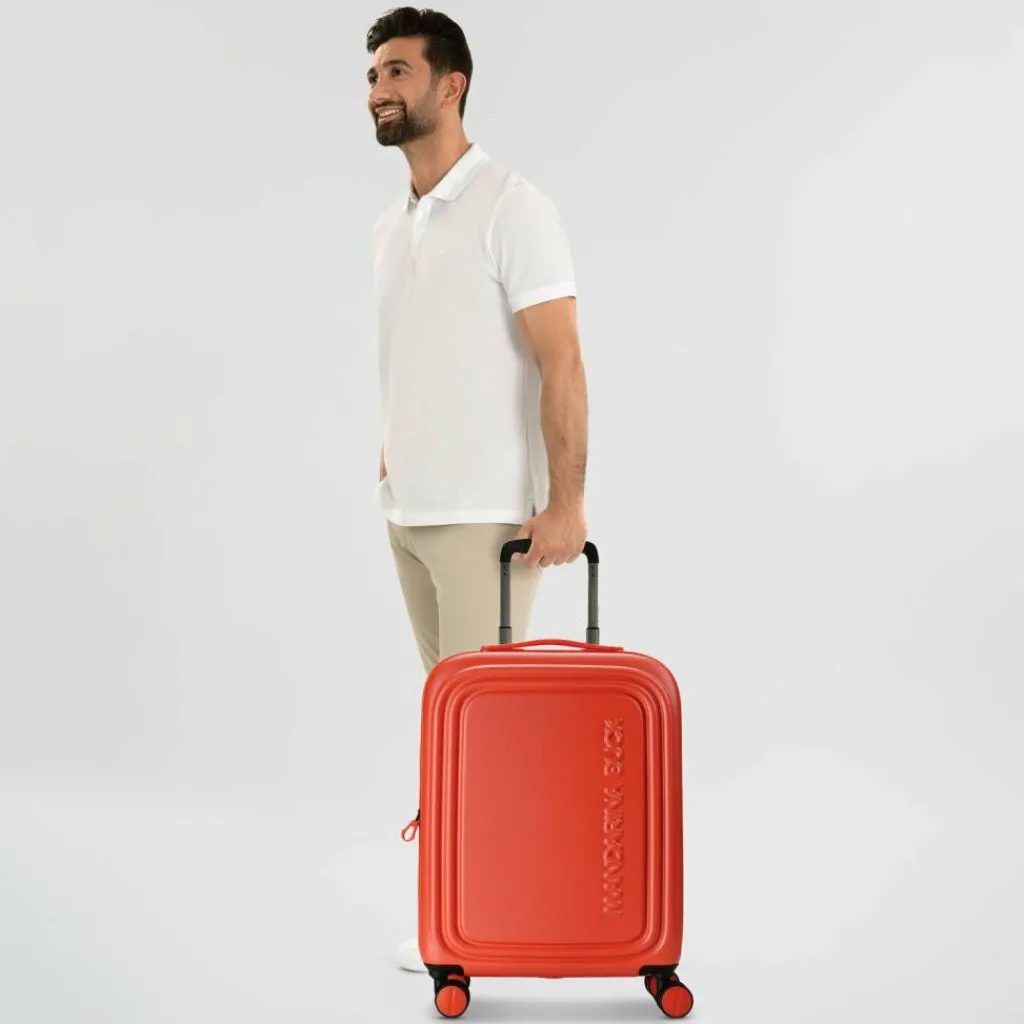 Mandarina Duck Hartgepäck Kabinengepäck|4-Rollen Kabinentrolleys<Logoduck + 4 Rollen Kabinentrolley S 55 cm pumpkin