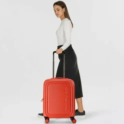 Mandarina Duck Hartgepäck Kabinengepäck|4-Rollen Kabinentrolleys<Logoduck + 4 Rollen Kabinentrolley S 55 cm pumpkin