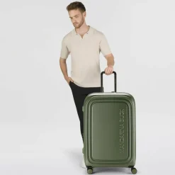 Sale Mandarina Duck Logoduck + 4 Rollen Trolley L 75 cm pine green