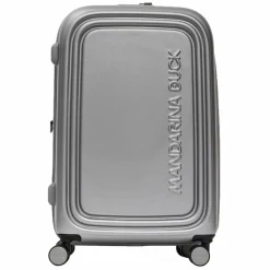 Mandarina Duck 4-Rollen Koffer|Hartgepäck<Logoduck 4-Rollen Trolley 69 cm silver