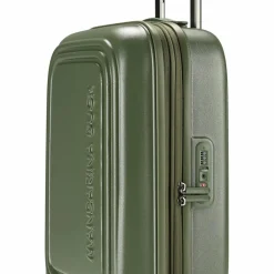 Outlet Mandarina Duck Logoduck 4-Rollen Kabinentrolley 55 cm pine green