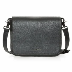 Outlet Mandarina Duck Mellow Leather Umhängetasche Leder 23 cm nero