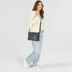 Mandarina Duck Mellow Leather Umhängetasche Leder 28 cm