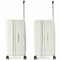 Mandarina Duck Hartgepäck|4-Rollen Koffer<Sky Duck 4 Rollen Trolley 73 cm mit Dehnfalte blanc