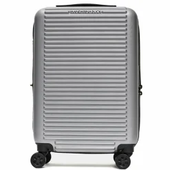 New Mandarina Duck Tank Case 4 Rollen Kabinentrolley S 55 cm mit Dehnfalte grigio
