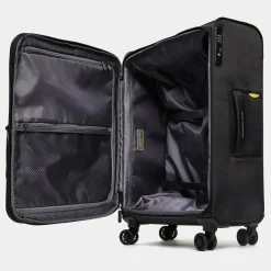 Clearance Mandarina Duck Zephyr 4 Rollen Trolley M 67 cm mit Dehnfalte black