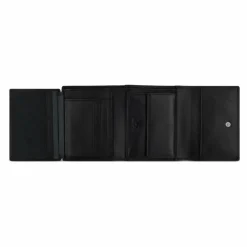 New mano Don Andrea Geldbörse RFID Schutz Leder 12.5 cm schwarz