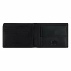 mano Damengeldbörsen Querformat<Don Andrea Geldbörse RFID Schutz Leder 12 cm schwarz