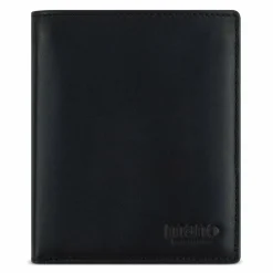 Clearance mano Don Andrea Geldbörse RFID Schutz Leder 10 cm schwarz