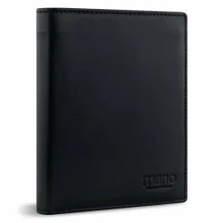 Clearance mano Don Andrea Geldbörse RFID Schutz Leder 10 cm schwarz