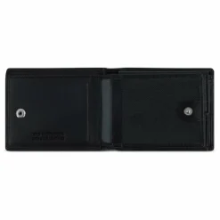 Hot mano Don Andrea Geldbörse RFID Schutz Leder 9.5 cm schwarz