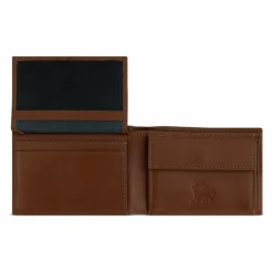 Best mano Don Antonio Geldbörse RFID Schutz Leder 10 cm cognac