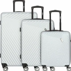 Online mano Don Carlo 4-Rollen Kofferset 3tlg. silber