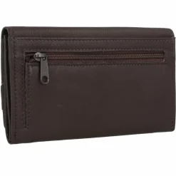 New mano Don Leonardo Geldbörse RFID Leder 16 cm dunkelbraun
