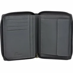 Sale mano Don Leonardo Geldbörse RFID Leder 10 cm grau