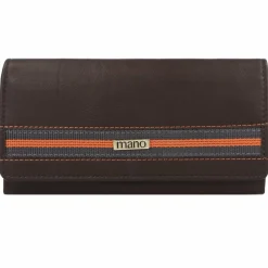 Discount mano Don Leonardo Geldbörse RFID Leder 18 cm dunkelbraun