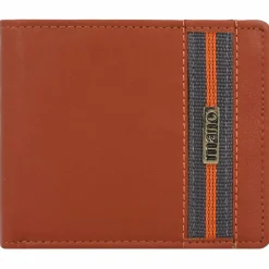 mano Herrengeldbörsen Querformat<Don Leonardo Geldbörse RFID Leder 11,5 cm cognac