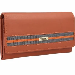 mano Damengeldbörsen Querformat<Don Leonardo Geldbörse RFID Leder 18 cm cognac