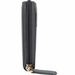 mano Damengeldbörsen Querformat<Don Leonardo Geldbörse RFID Leder 18 cm grau