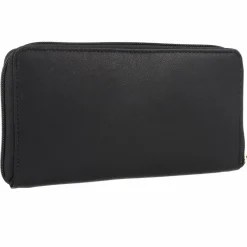 mano Damengeldbörsen Querformat<Don Leonardo Geldbörse RFID Leder 18 cm schwarz