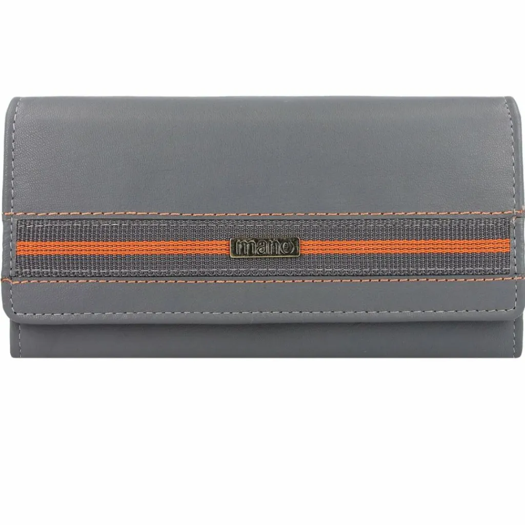 Damen mano Don Leonardo Geldbörse RFID Leder 18 cm