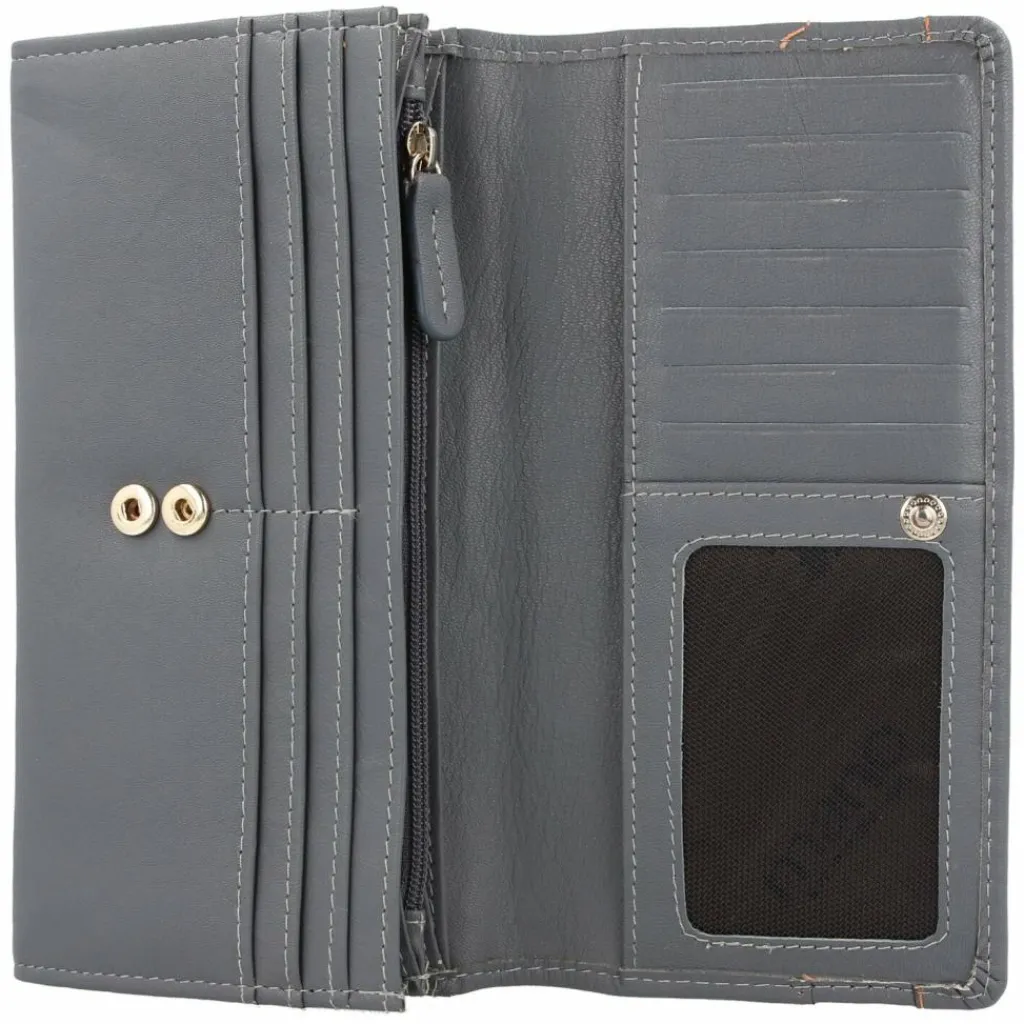 Damen mano Don Leonardo Geldbörse RFID Leder 18 cm