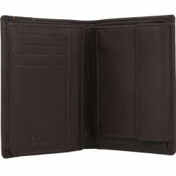mano Herrengeldbörsen Querformat|Herrengeldbörsen Hochformat<Don Leonardo Geldbörse RFID Leder 12,5 cm dunkelbraun