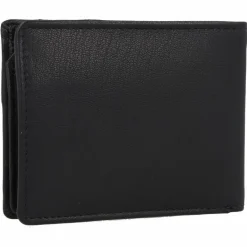 mano Herrengeldbörsen Querformat<Don Leonardo Geldbörse RFID Leder 10 cm schwarz