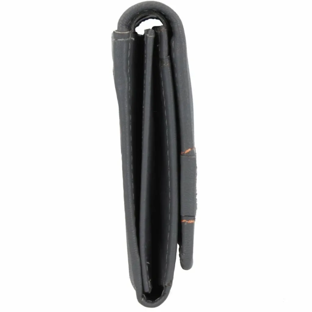 mano Damengeldbörsen Querformat<Don Leonardo Geldbörse RFID Leder 16 cm grau