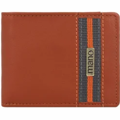mano Herrengeldbörsen Querformat<Don Leonardo Geldbörse RFID Leder 10 cm cognac