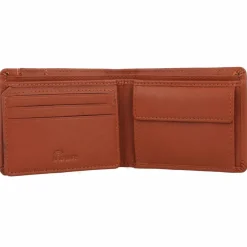 mano Herrengeldbörsen Querformat<Don Leonardo Geldbörse RFID Leder 10 cm cognac