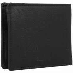 mano Herrengeldbörsen Querformat<Don Leonardo Geldbörse RFID Leder 11 cm schwarz