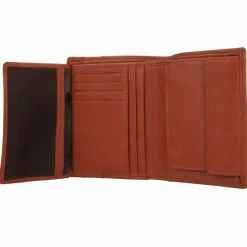 mano Herrengeldbörsen Querformat|Herrengeldbörsen Hochformat<Don Leonardo Geldbörse RFID Leder 12,5 cm cognac