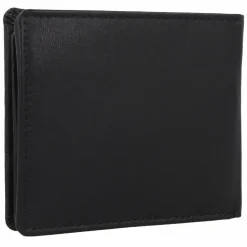 Online mano Don Leonardo Geldbörse RFID Leder 11,5 cm schwarz