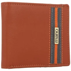 Hot mano Don Leonardo Geldbörse RFID Leder 11 cm cognac