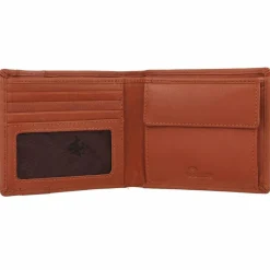Hot mano Don Leonardo Geldbörse RFID Leder 11 cm cognac