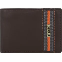 Discount mano Don Leonardo Geldbörse RFID Leder 12 cm dunkelbraun