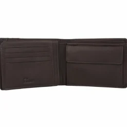 Discount mano Don Leonardo Geldbörse RFID Leder 12 cm dunkelbraun