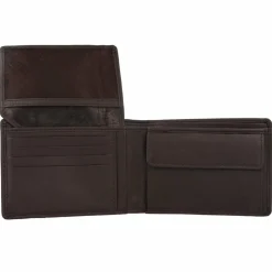 Discount mano Don Leonardo Geldbörse RFID Leder 12 cm dunkelbraun