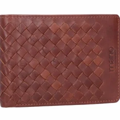 New mano Don Luca Geldbörse Leder 12 cm cognac